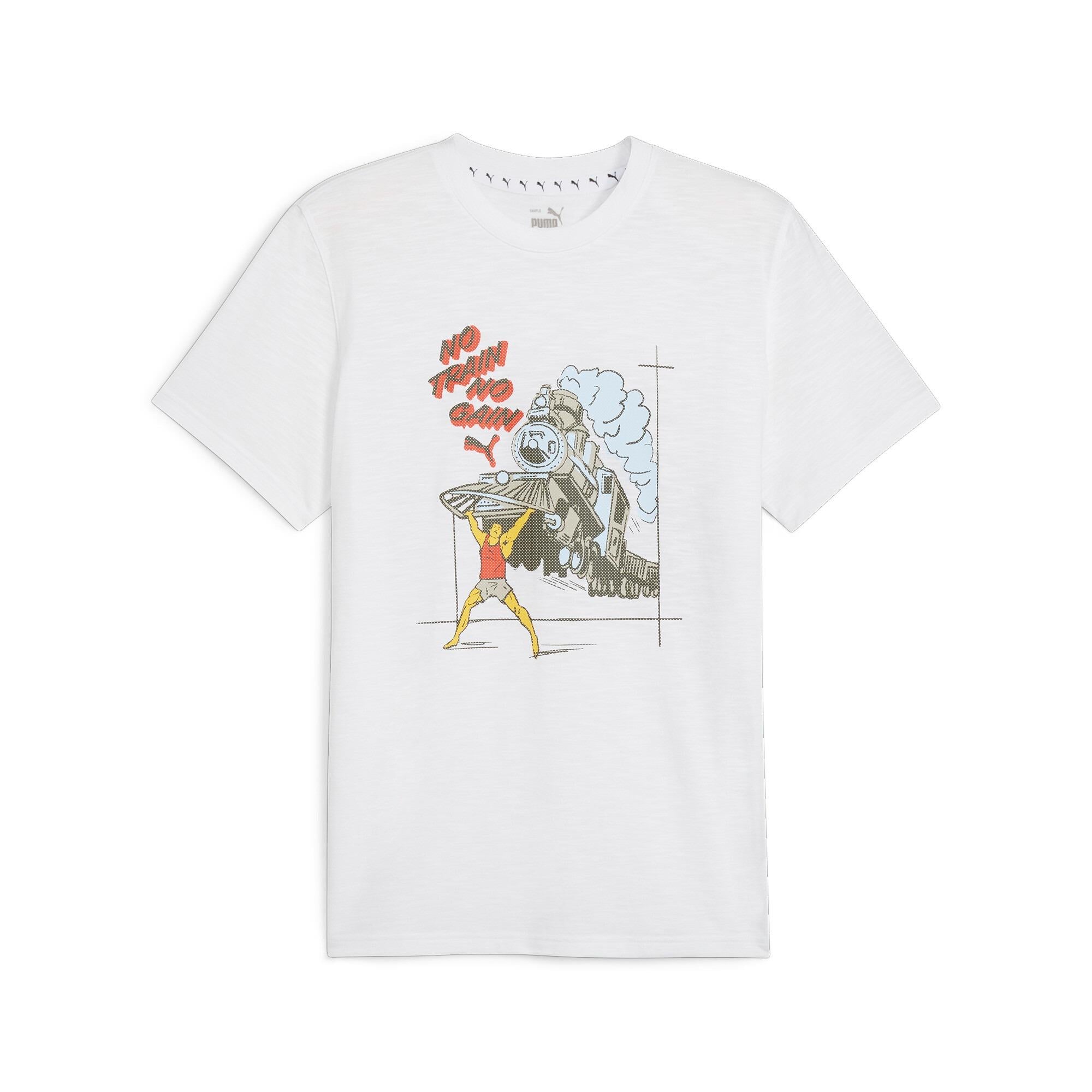 Puma Mens No Train No Gain Tee Erkek T-shirt