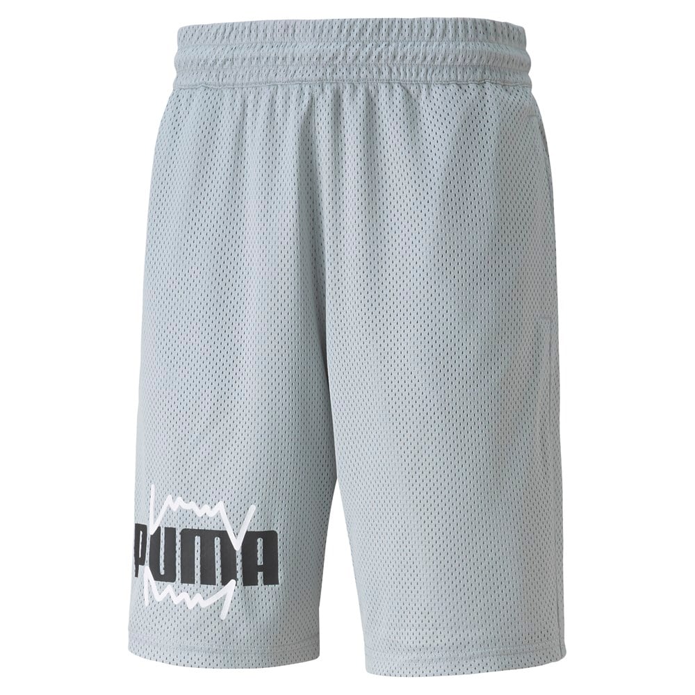 Puma Mesh Practice Short Erkek Gri Şort - 53219802
