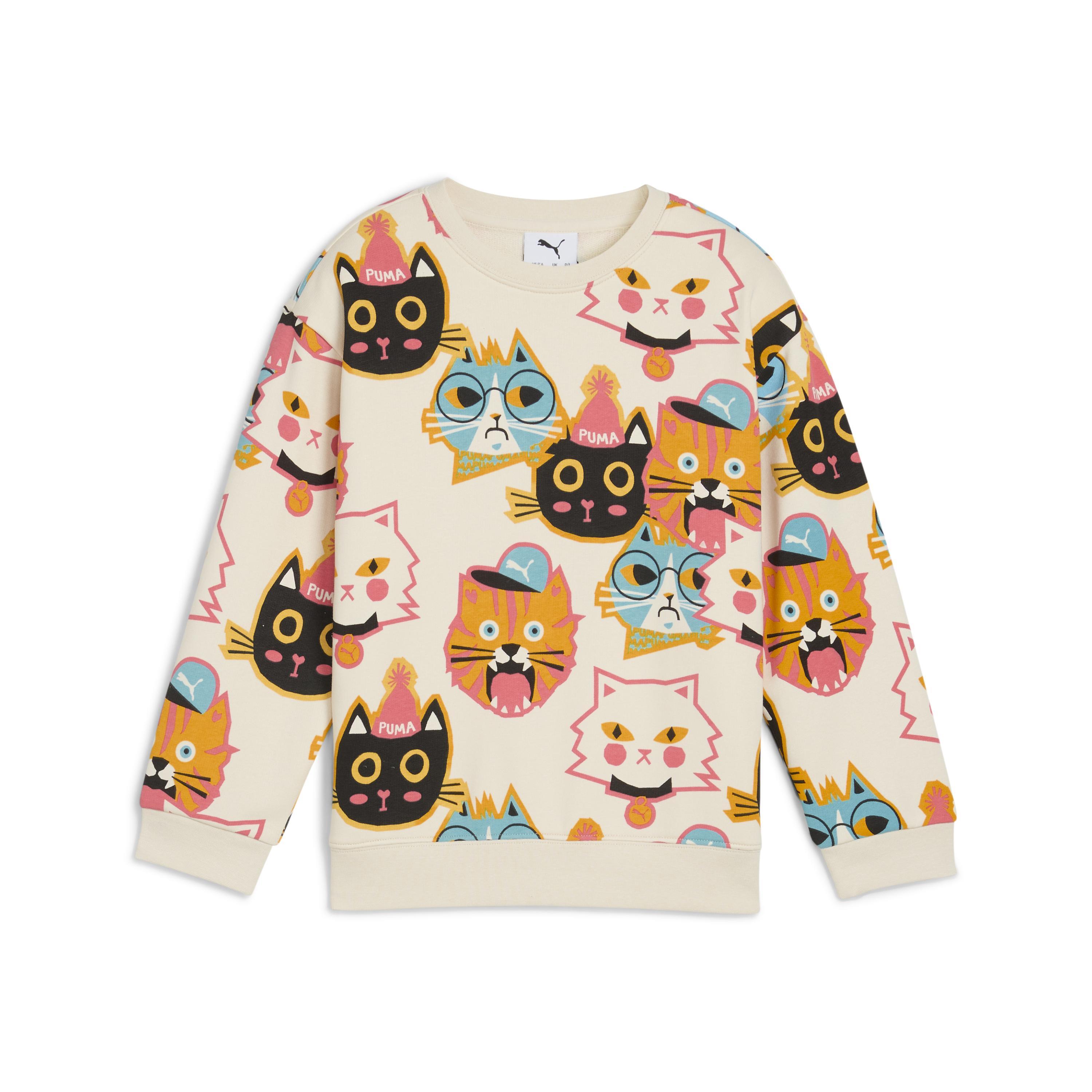 Puma Moody Cat Crew Unisex Çocuk Sweatshirt