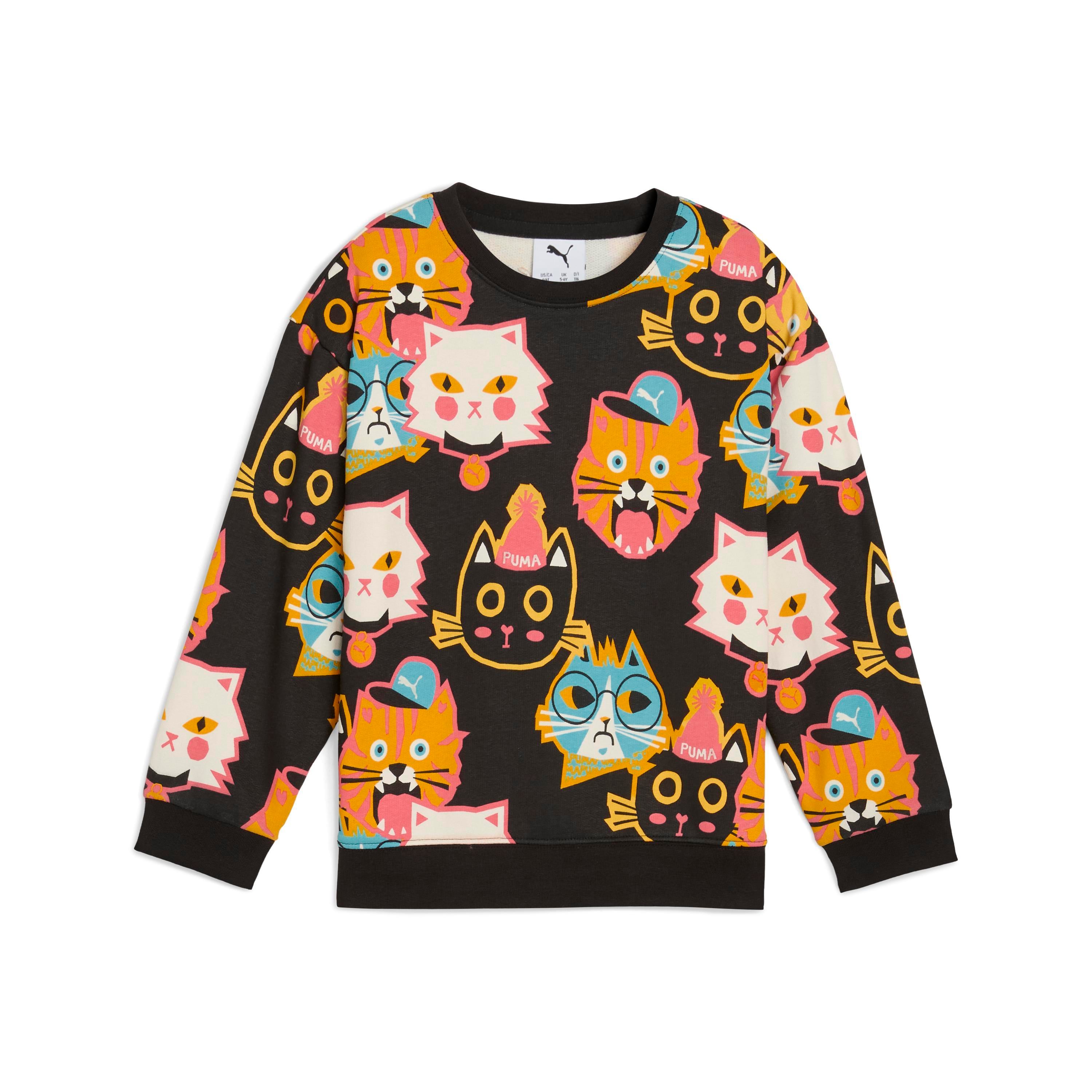 Puma Moody Cat Crew Unisex Çocuk Sweatshirt