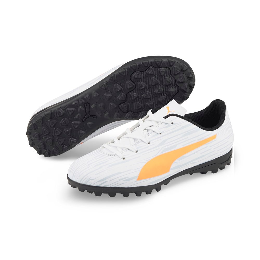 Puma Rapido III Tt Jr Çocuk Beyaz Halı Saha Spor Ayakkabı - 106579-04