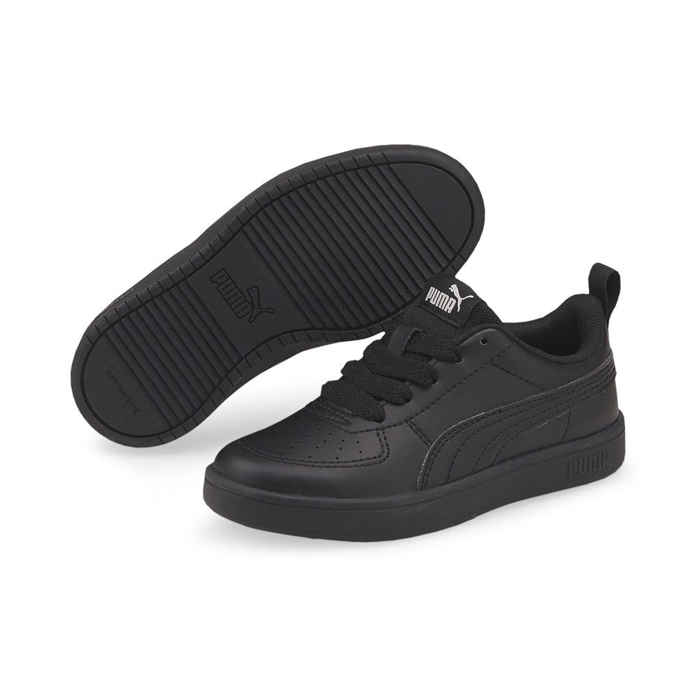 Puma Rickie Ps Çocuk Siyah Günlük Spor Ayakkabı - 384313-02