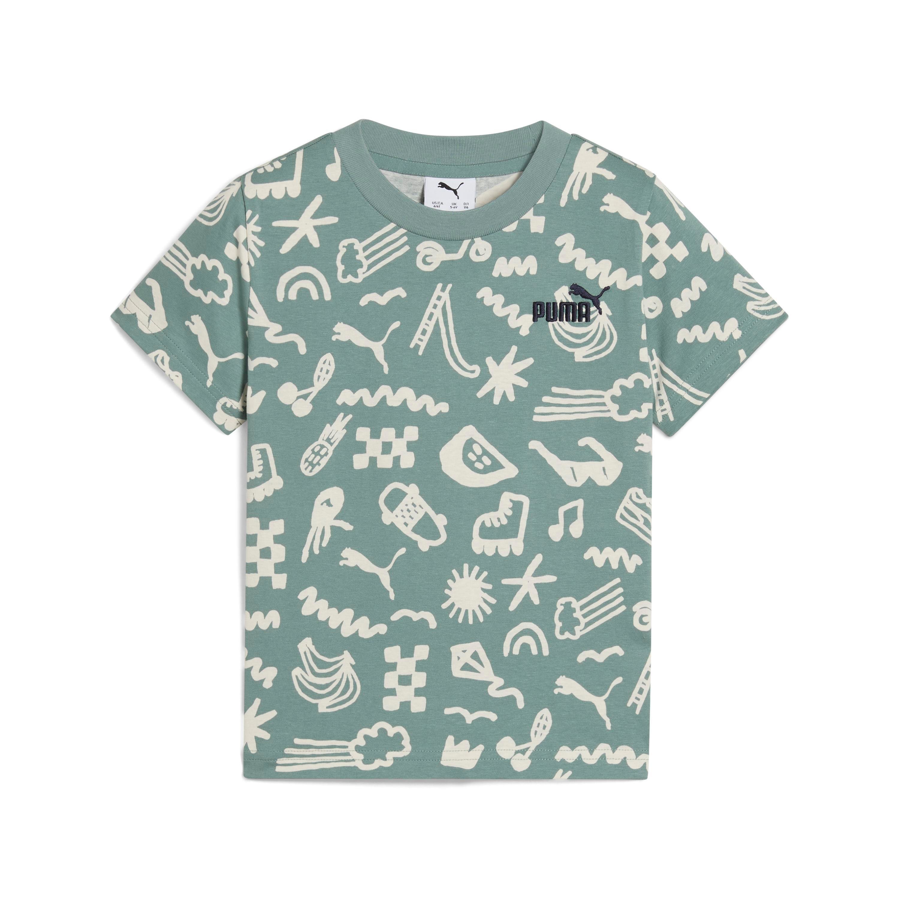 Puma Sandy Adventures Aop Tee Çocuk Tişört