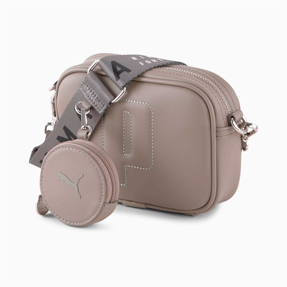 Puma Sense Cross Body Bag Kadın Gri Omuz Çantası - 07816802 İndirimli  Fiyatlarıyla