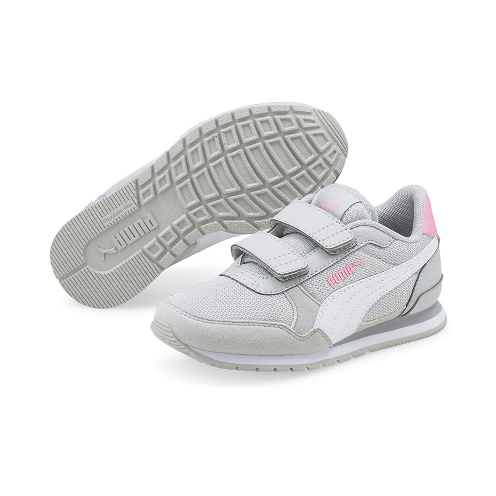 Puma St Runner V3 Mesh V Ps Çocuk Gri Günlük Spor Ayakkabı - 385511-03