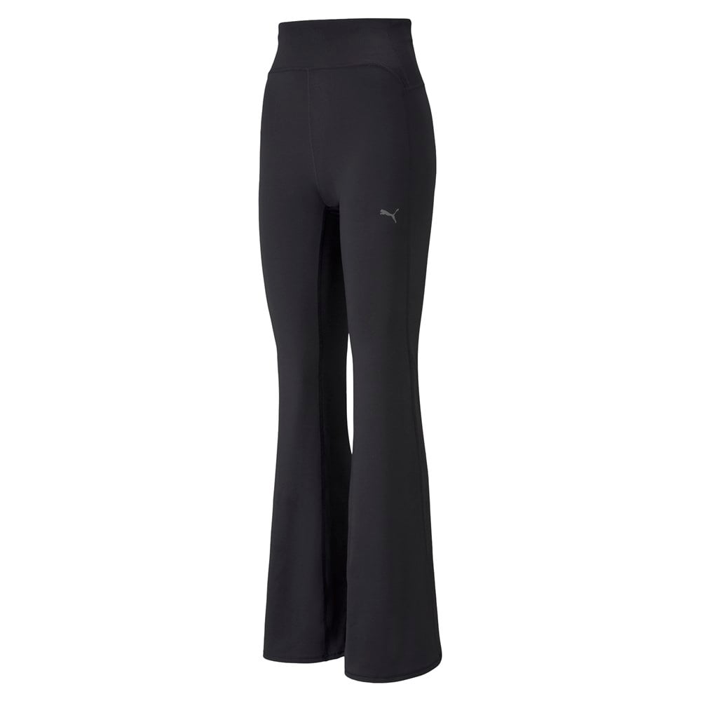 Puma Studıo Yogini Rib Waist Flare Kadın Siyah Eşofman Altı - 52098201