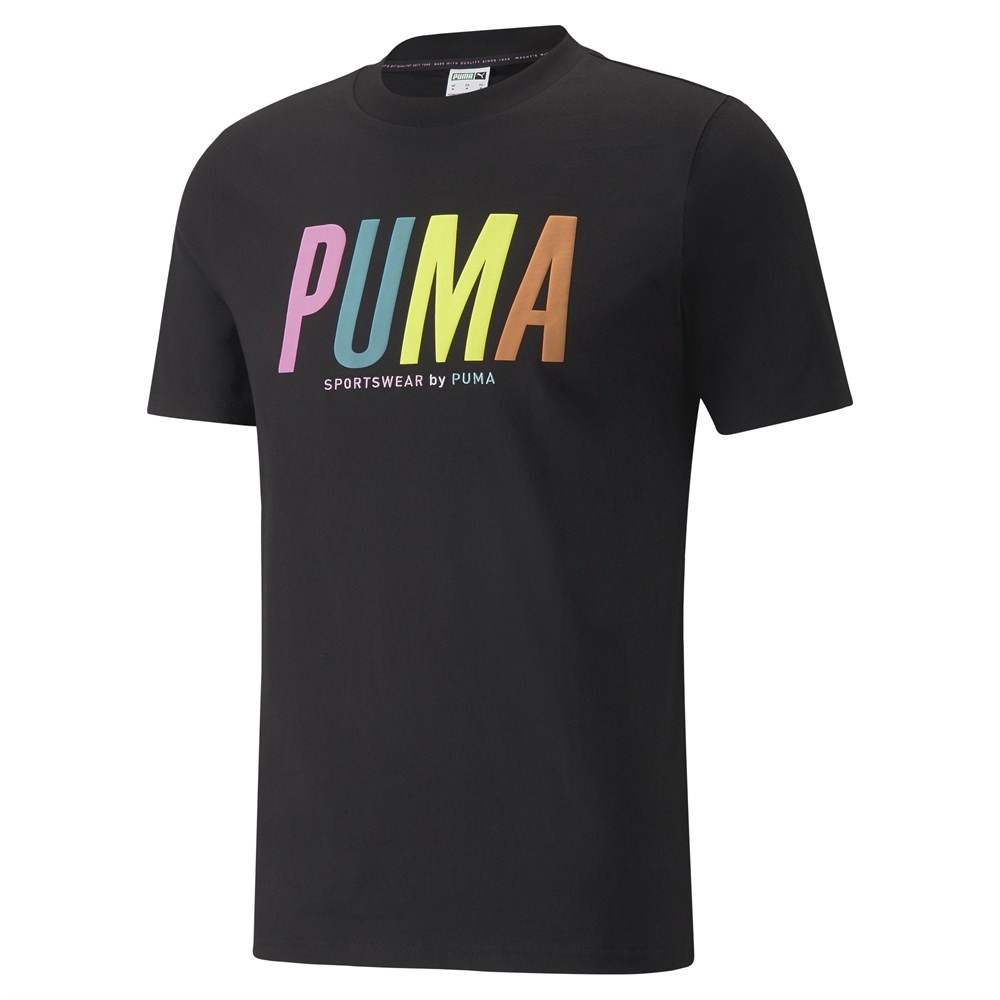 Puma Swxp Graphic Tee Erkek Siyah Günlük T-shirt - 533623-01