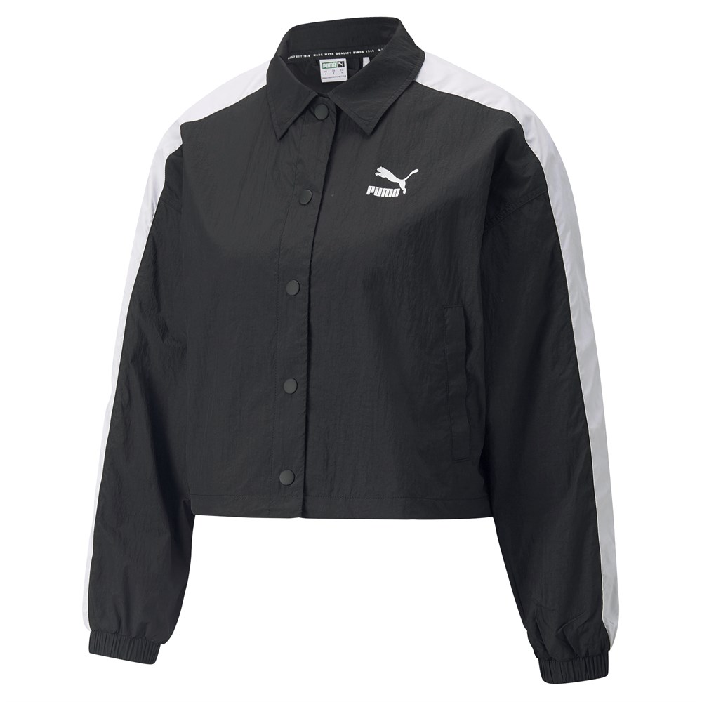 Puma T7 Woven Jacket Kadın Siyah Günlük Ceket - 533522-01