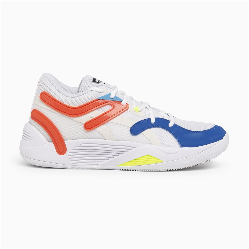 Puma Trc Blaze Court Erkek Beyaz Basketbol Spor Ayakkabı - 376582-01