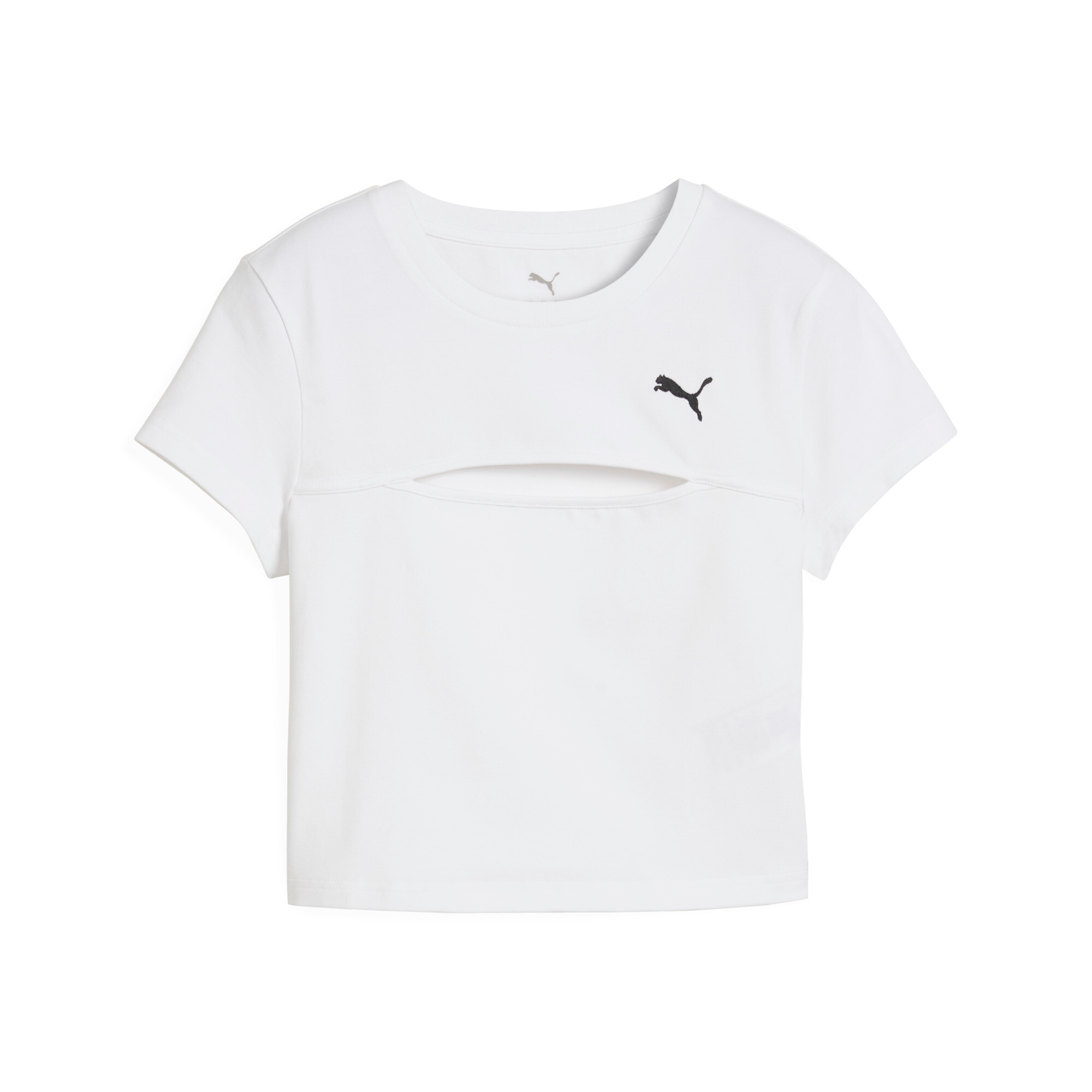 Puma WARDROBE ESS Cut-Out Baby Tee Kadın T-shirt