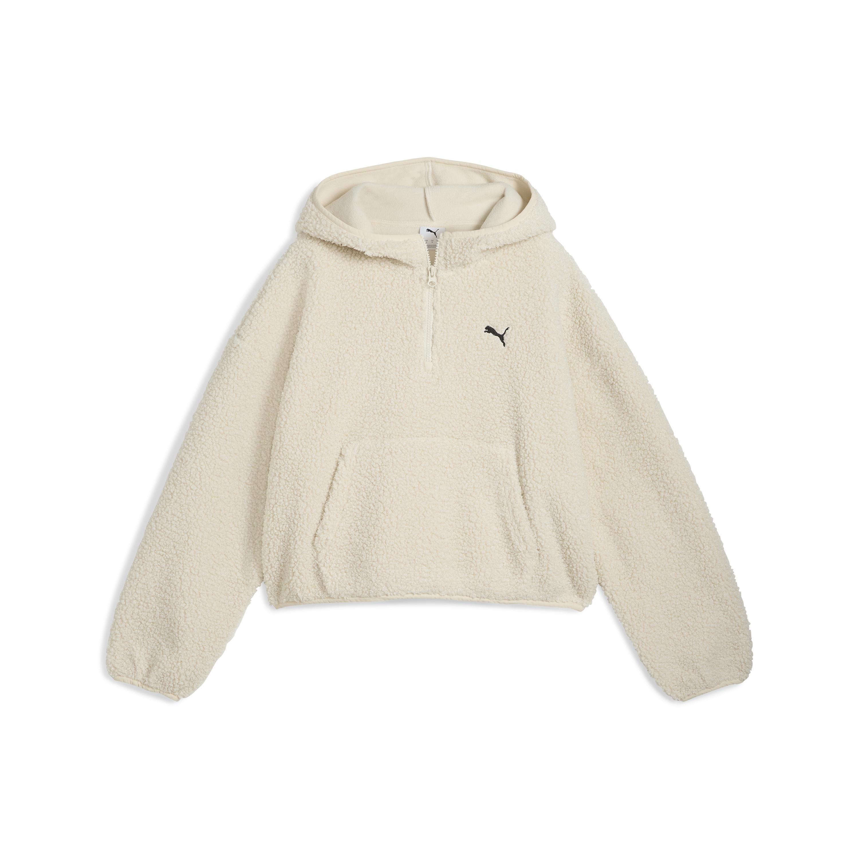 Puma Wardrobe Ess Polar Fl Hoodie Kadın Yetişkin Sweatshirt