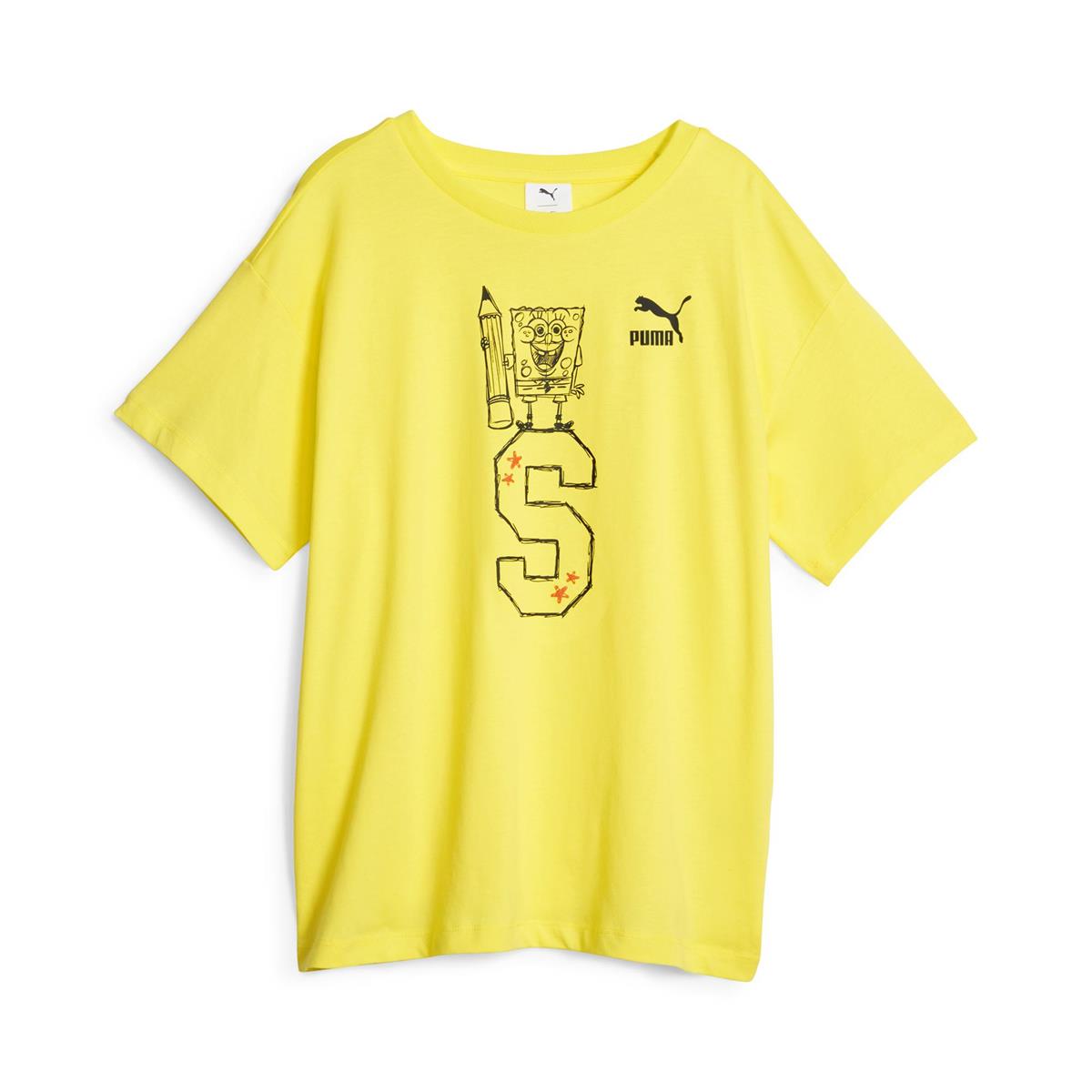 Puma X Spongebob Graphic Tee Genç T-shirt