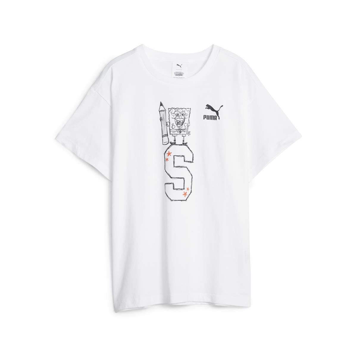 Puma X Spongebob Graphic Tee Genç T-shirt