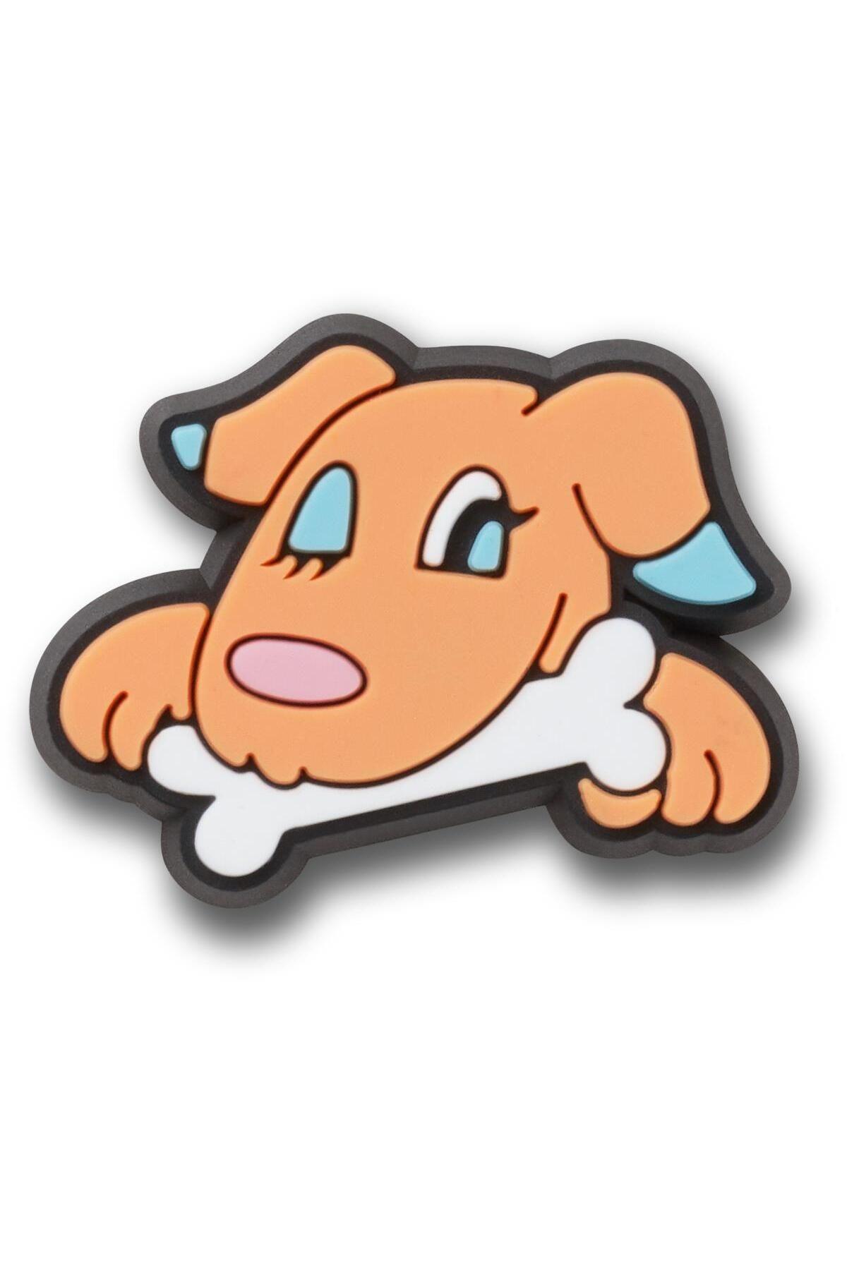 Pup With Bone Unisex Rozet