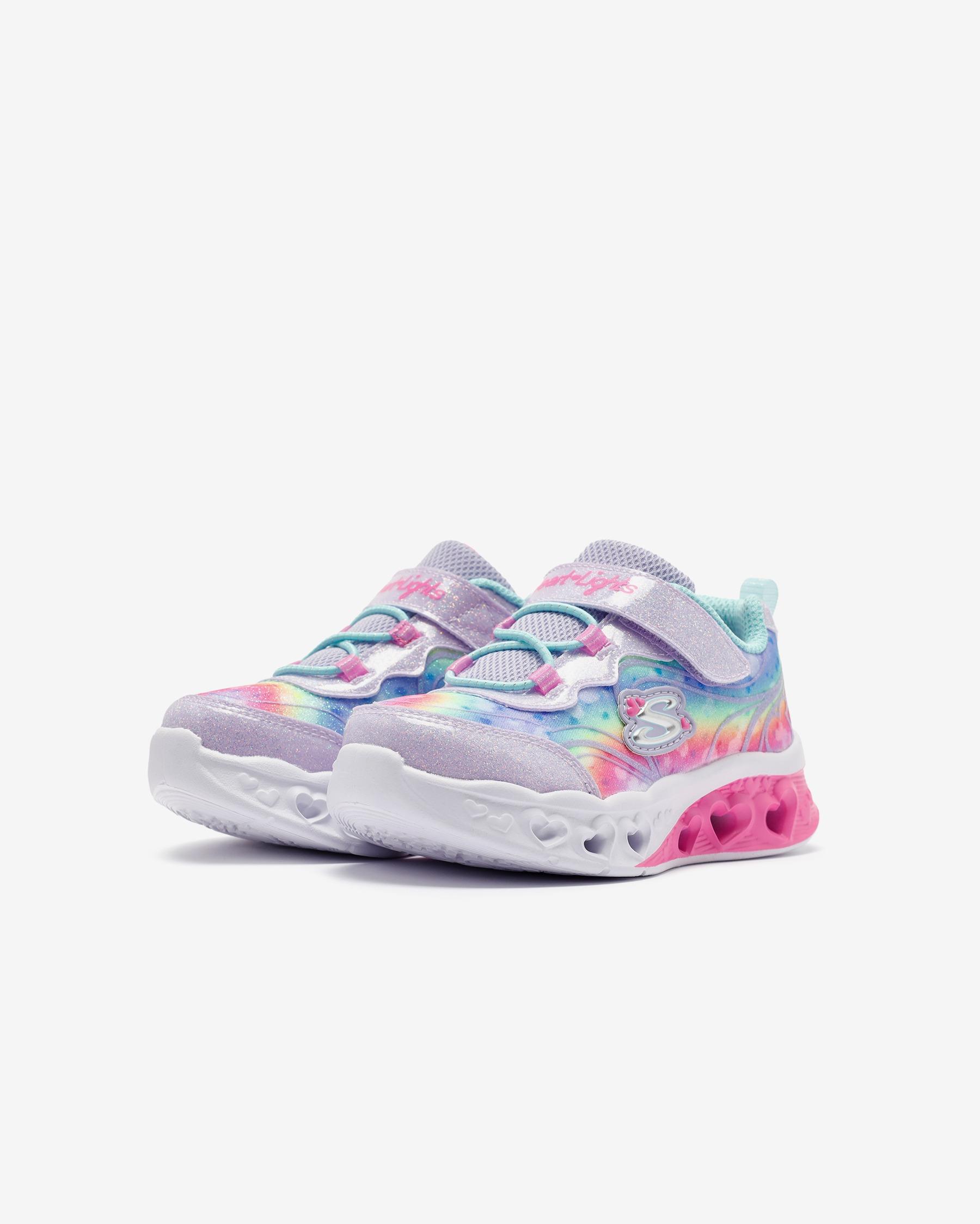 Skechers Flutter Heart Lights - Groovy Swirl Çocuk Sneaker