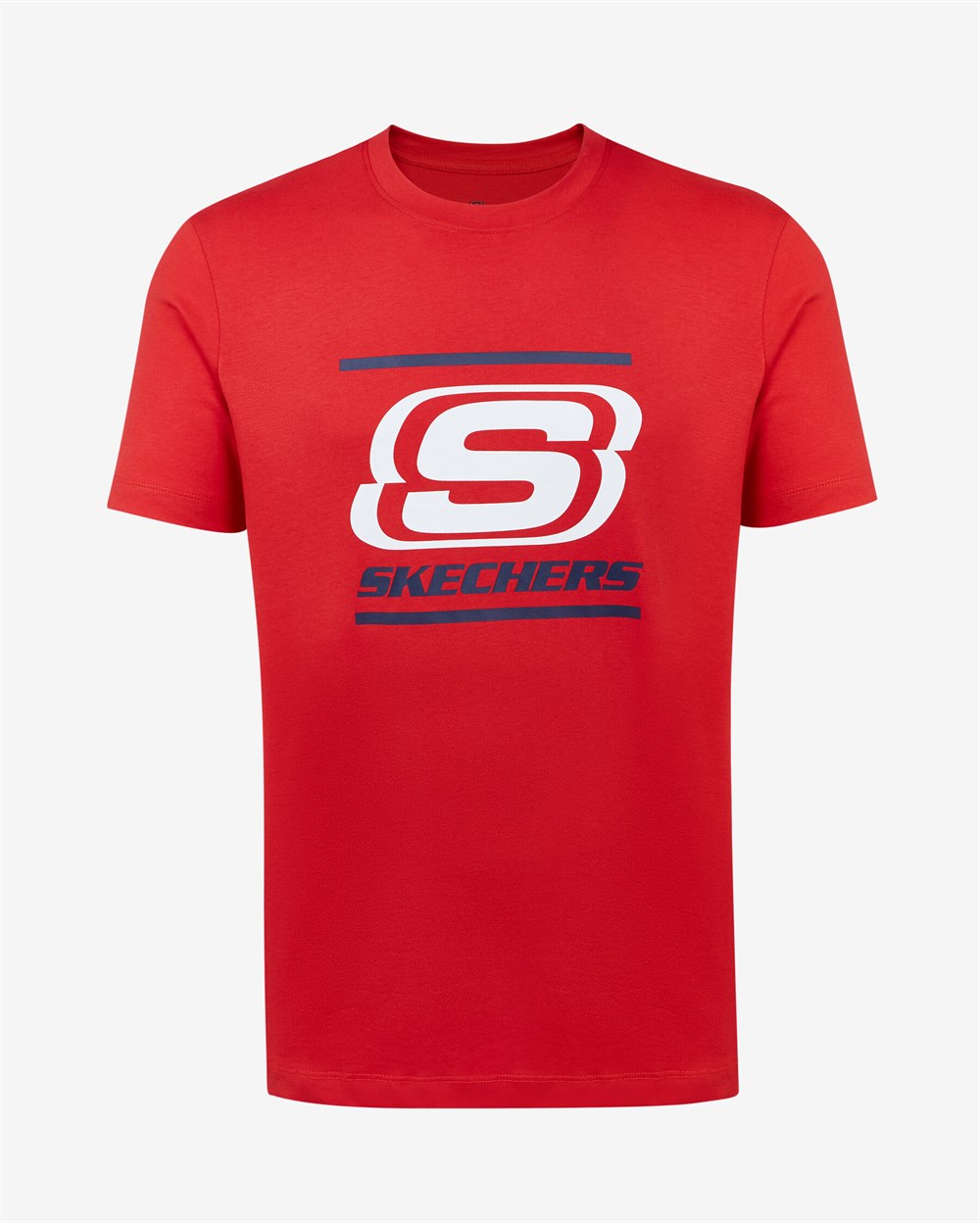 Skechers M Big Logo T-Shirt Erkek Kırmızı T-shirt - S212949-600