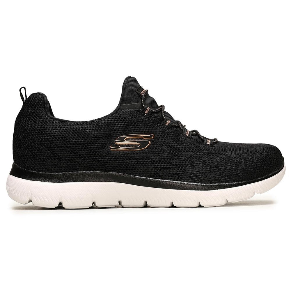 Skechers Summits Leopard Spot Kadın Siyah Günlük Ayakkabı - 149037 BKRG