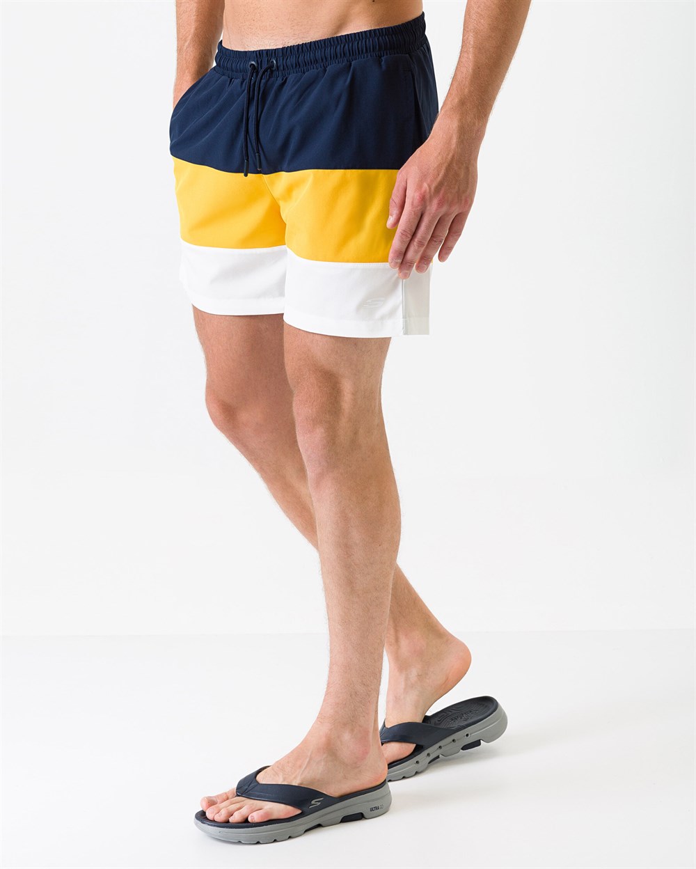 Skechers Swimwear M Colorblock Swimshort Erkek Şort - S201170-200