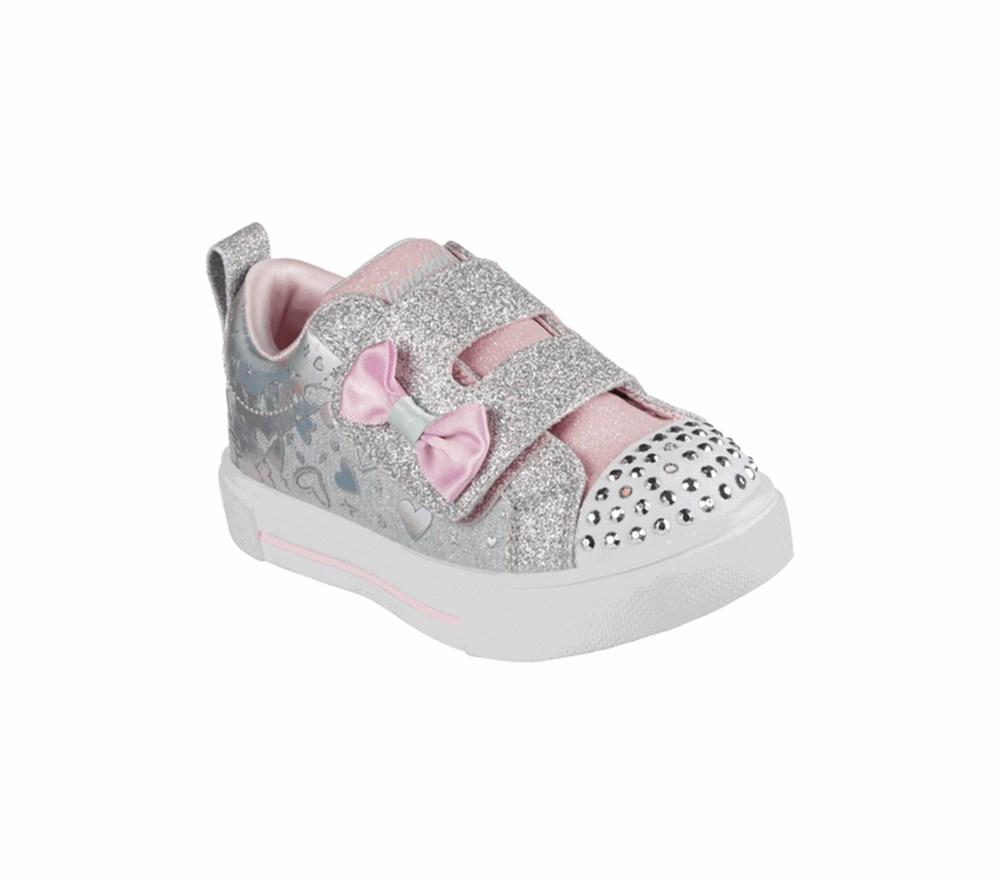 Skechers Twinkle Sparks-Heather Charme Çocuk Gri Günlük Spor Ayakkabı - 314788N GYSL