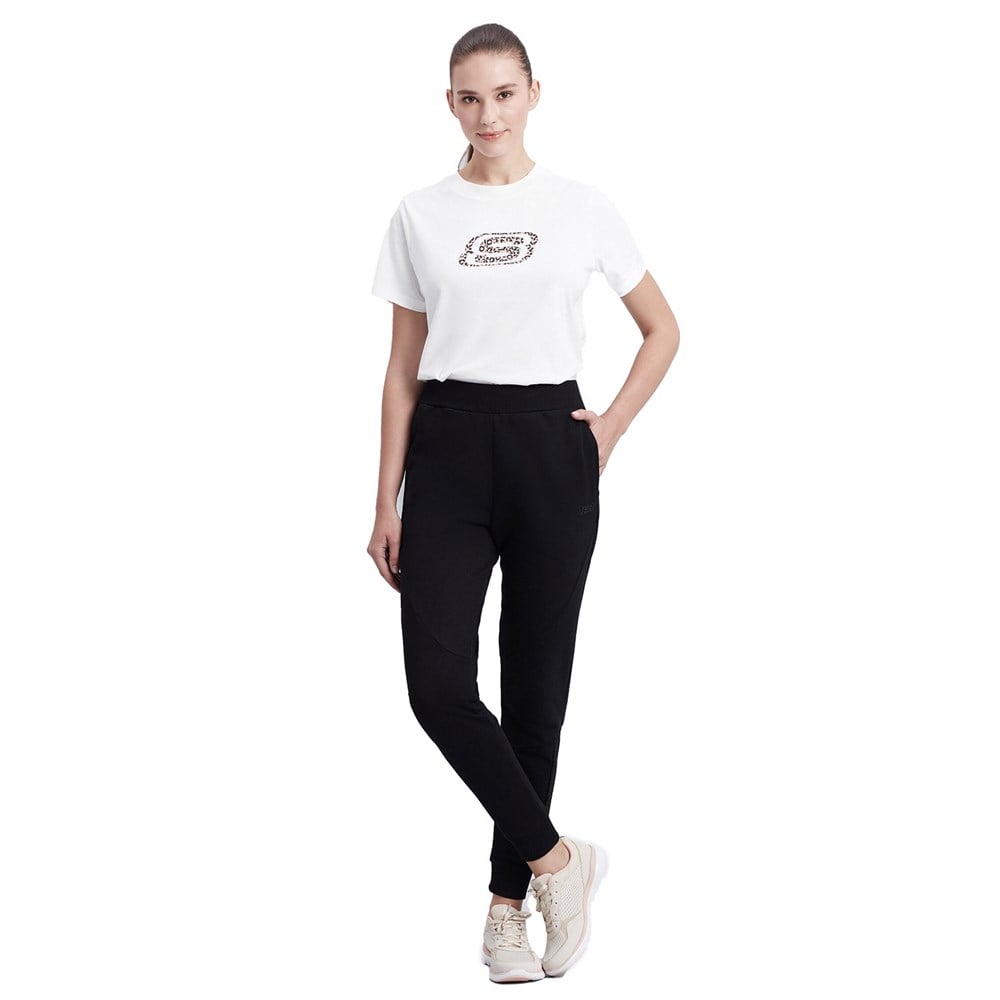 Skechers W Printed Jogger Sweatpant Kadın Siyah Eşofman Altı - S212085-001