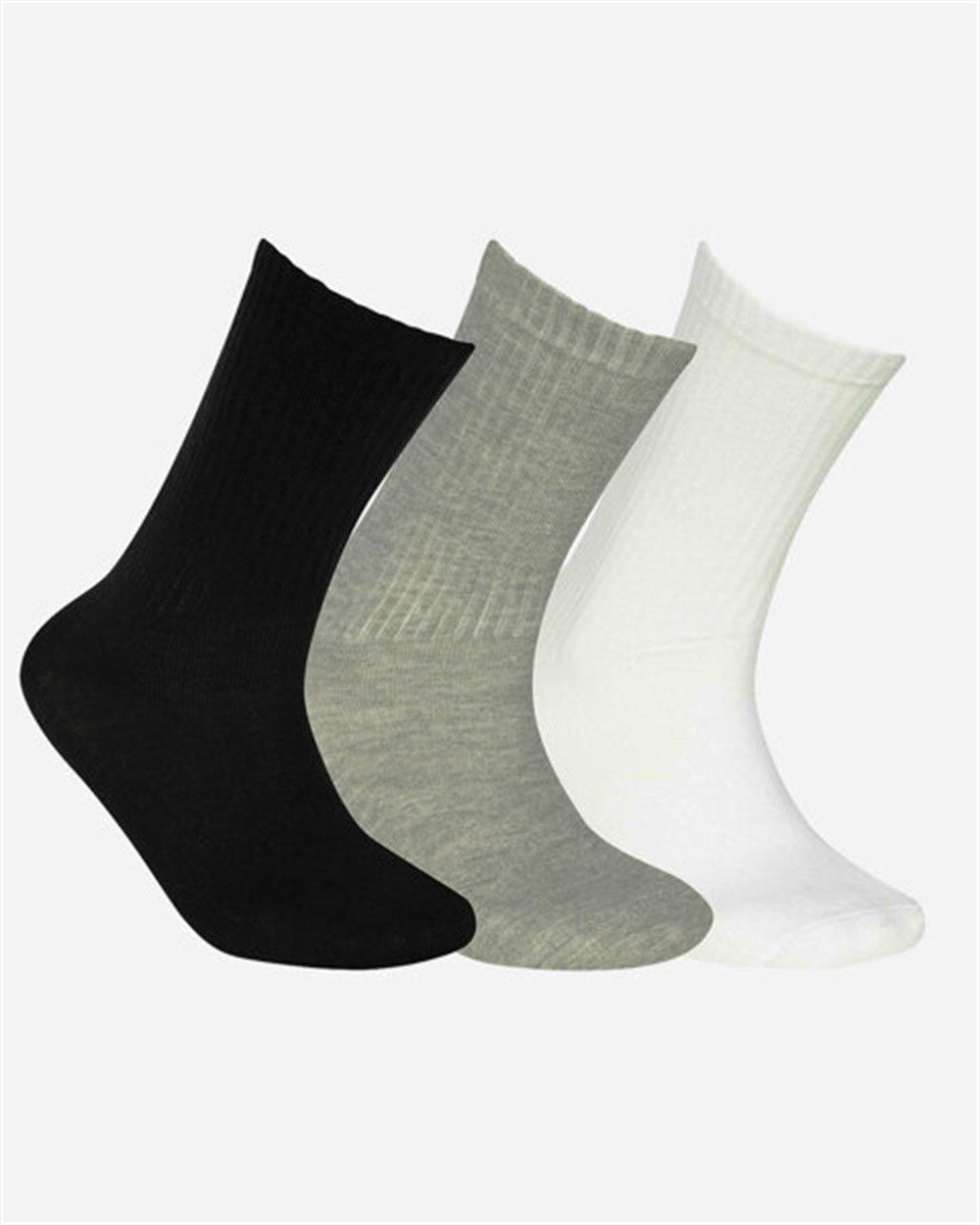 U SKX NoPad Crew Cut Socks 3 Pack