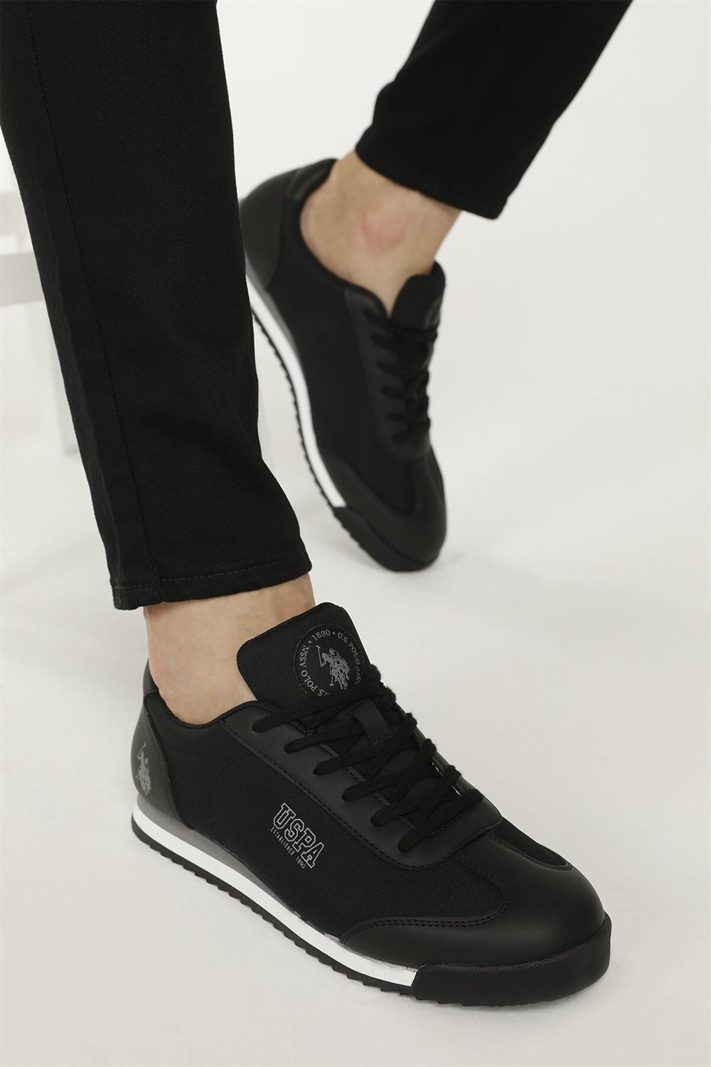 U.S. Polo Assn. 2M Deep Summer 2Fx Erkek Siyah Günlük Spor Ayakkabı - 101081507