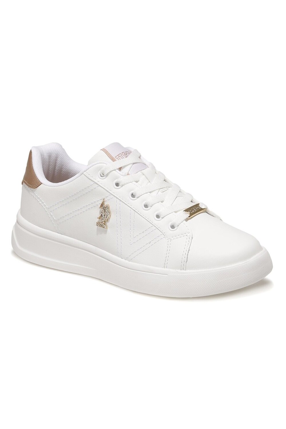 U.S. Polo Assn. 2P Exxy 2Fx Kadın Beyaz Günlük Spor Ayakkabı - 101087244
