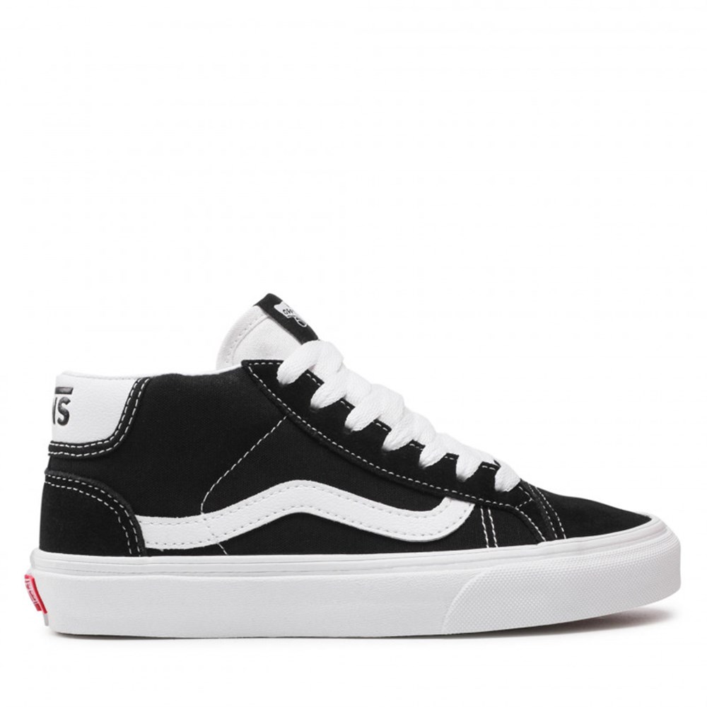 Vans UA Mid Skool 37 Erkek Siyah Siyah Günlük Ayakkabı - VN0A3TKF6BT1