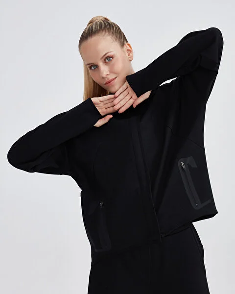 W 2XI-Lock Full Zip Hoodie Sweatshirt Kadın Sweatshirt