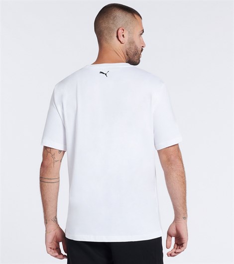 Puma Bmw Mms Street Tee Erkek Beyaz T-shirt- 53112702