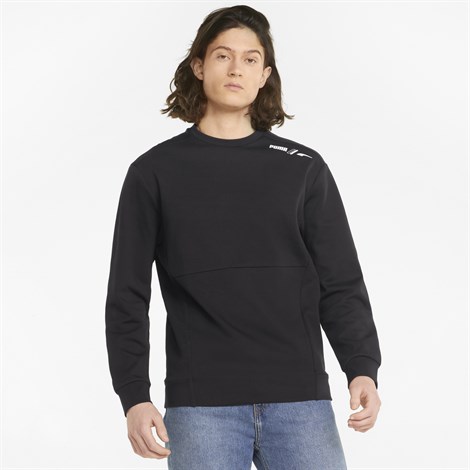 Puma Rad/Cal Crew Dk Erkek Siyah Günlük Sweatshirt - 847434-01