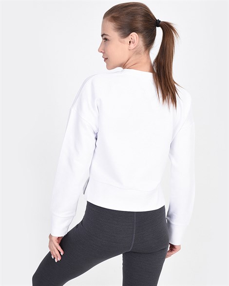 Skechers Lightweight Fleece W Low Sleeve Crew Neck  Kadın Sweatshirts - S201033-100