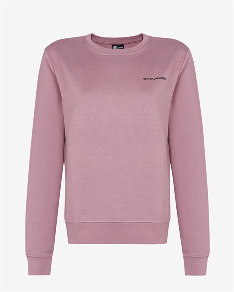 Skechers New Basics W Sweatshirt Kadın Pembe Sweatshirt - S212182-620