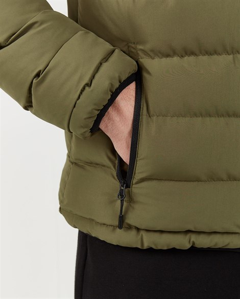Skechers Outerwear M Contrast Pocket Padded Jacket Erkek Ceket - S202046-801