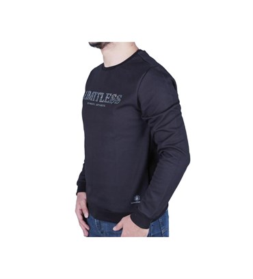 Lumberjack 0W Ivan Slogan Sweatshırt Erkek Spor Giyim - 100565246