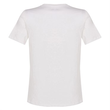 New Balance NB Mens Lifestyle T-shirt Erkek Beyaz Günlük T-shirt - MNT1234-WT
