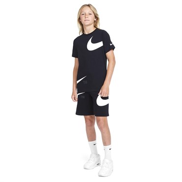 Nike B Nsw Tee Swoosh Pack Fa21 Çocuk Siyah T-shirt - DJ6616-010