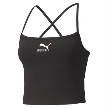 Puma Classics Bra Top Kadın Siyah T-shirt - 53161301