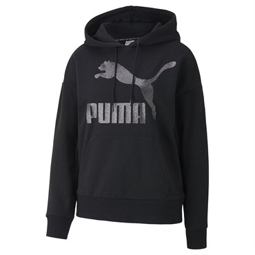 Puma Classics Logo Hoody Regular Fit Kadın Sweatshirts - 59763851