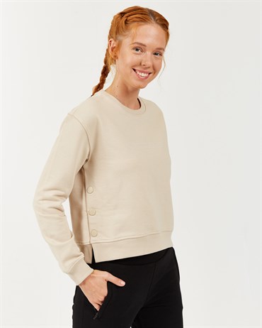 Skechers Lw Fleece W Long Snap Crew Neck Kadın Sweatshirts - S202032-034