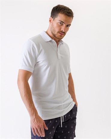 Skechers Polo S M Basic Sport Pique Polo T-Shirt Erkek Üst & T-shirt - S201030-100