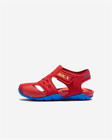 Skechers Sıde Wave Çocuk Kırmızı Sandalet - 92330N RDBL