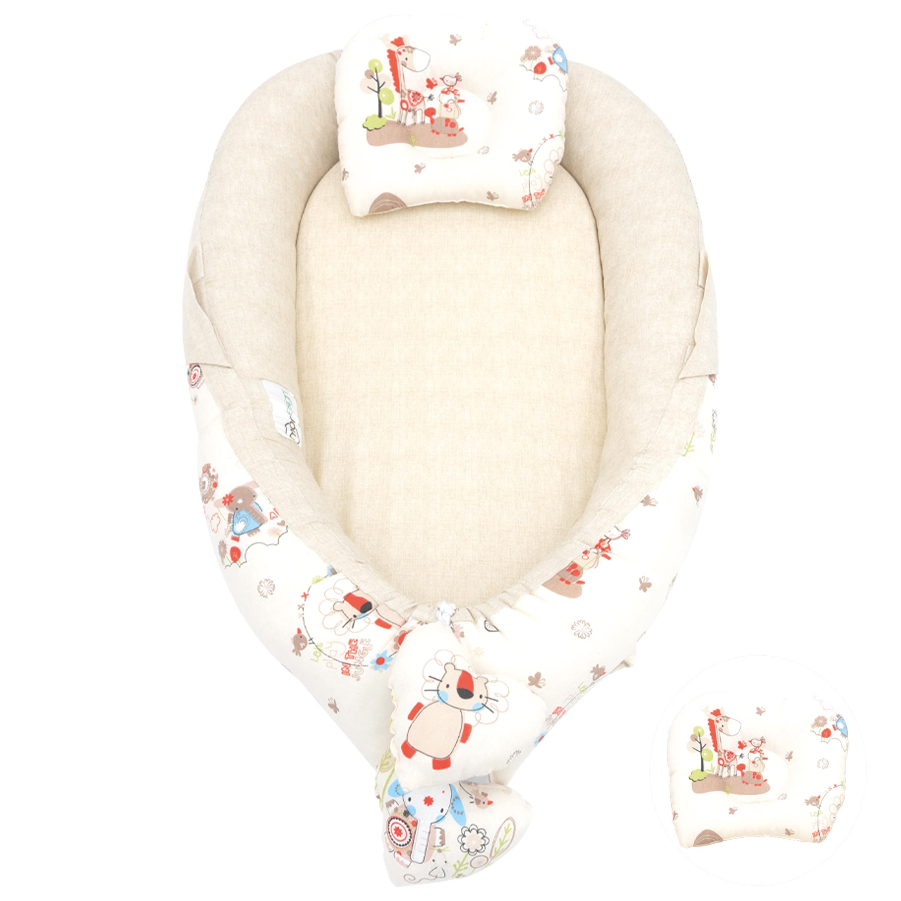 Babynest Ortopedik Bebek Yatağı, Anne Yanı Bebek Yatağı, Ergonomik Tasarım, Animal Serisi