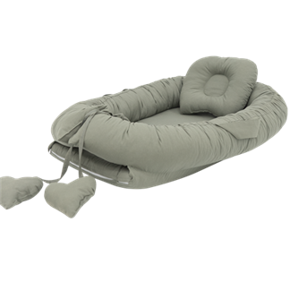 Babynest Ortopedik Bebek Yatağı, Anne Yanı Bebek Yatağı, Ergonomik Tasarım, Morremix Serisi