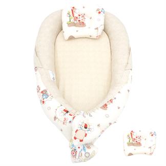 Babynest Ortopedik Bebek Yatağı, Anne Yanı Bebek Yatağı, Ergonomik Tasarım, Animal Serisi