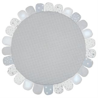 Bebek/Çocuk Oyun Halısı, Yenidoğan Emekleme Pedi, Aktivite Matı, Çok Amaçlı Minder Gri 