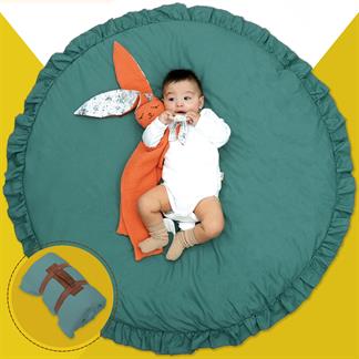 Bebek/Çocuk Oyun Halısı, Yenidoğan Emekleme Pedi, Aktivite Matı, Çok Amaçlı Minder, Kampçı Serisi Turkuaz 