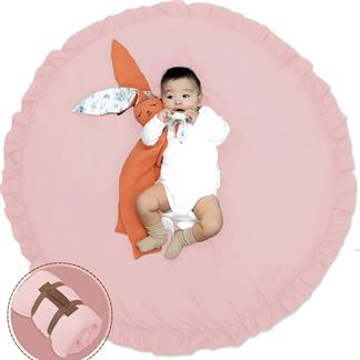 Bebek/Çocuk Oyun Halısı, Yenidoğan Emekleme Pedi, Aktivite Matı, Çok Amaçlı Minder, Kampçı Serisi Pembe 