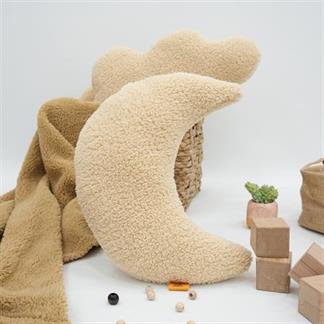 Dekoratif Peluş Yastık, Teddy Kumaş Yastık, Süper Kabarık Teddy Moon Yastık, Ay Morteddy Serisi