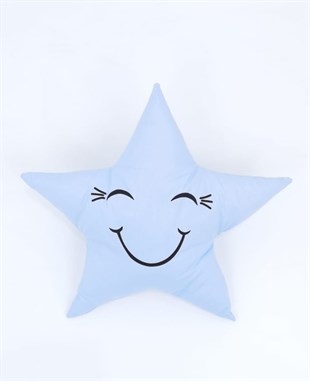 Mordesign Yıldız Bebek Dekor Yastık Mavi